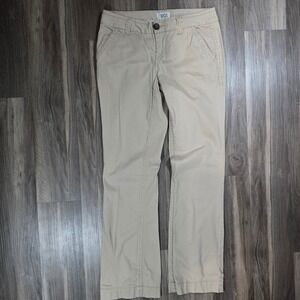 BKE Serena Bootcut Khaki Pants Tan Mid Rise‎ Size 28L Casual Trousers